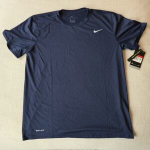 Nike Men's Short Sleeve Dri-FIT Tee - Dark Blue